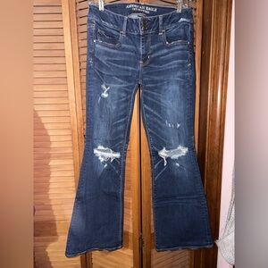 AEO Artist Flare jeans.